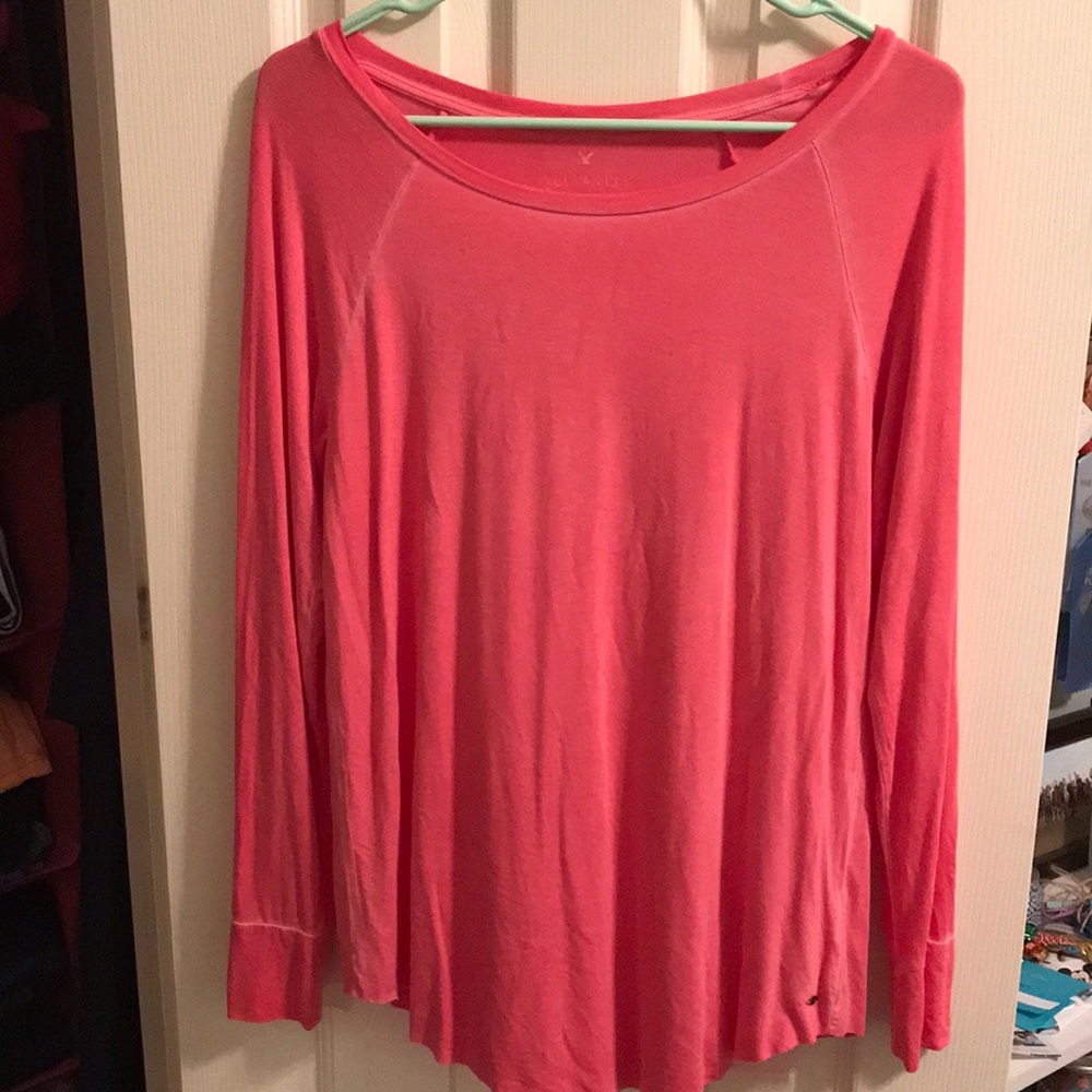 long sleeve coral AE jegging t